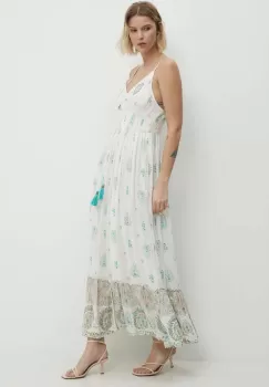 Answear Lab rochie culoarea turcoaz, maxi, evazati imagine