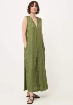 Answear Lab rochie culoarea verde, maxi, drept imagine