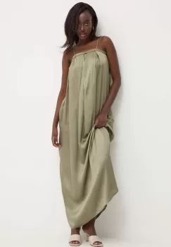 Answear Lab rochie culoarea verde, maxi, drept imagine