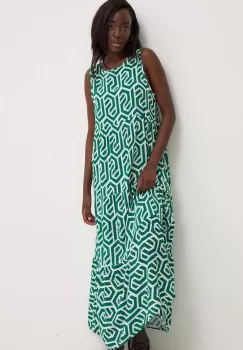 Answear Lab rochie culoarea verde, maxi, evazati imagine