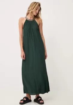 Answear Lab rochie culoarea verde, maxi, evazati imagine