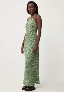 Answear Lab rochie culoarea verde, maxi, evazati imagine