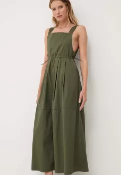 Answear Lab rochie culoarea verde, maxi, evazati imagine