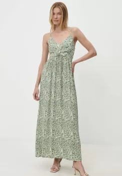 Answear Lab rochie culoarea verde, maxi, evazati imagine