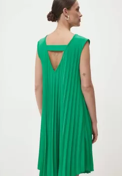 Answear Lab rochie culoarea verde, mini, evazati imagine