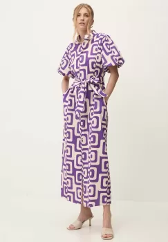 Answear Lab rochie culoarea violet, maxi, drept imagine