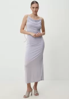 Answear Lab rochie culoarea violet, maxi, mulata imagine