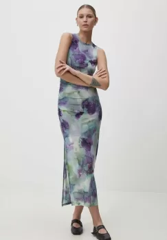 Answear Lab rochie culoarea violet, maxi, mulata imagine