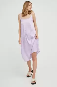 Answear Lab rochie culoarea violet, midi, drept imagine