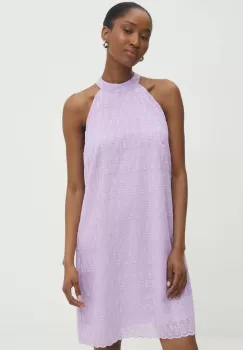 Answear Lab rochie culoarea violet, mini, drept imagine