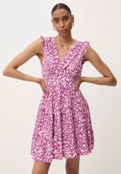 Answear Lab rochie culoarea violet, mini, evazati imagine