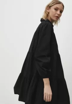 Answear Lab rochie din bumbac culoarea negru, mini, evazati imagine