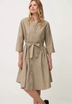 Answear Lab rochie din bumbac culoarea verde, mini, oversize imagine