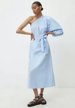 Answear Lab rochie din bumbac maxi, evazati imagine