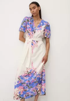 Answear Lab rochie din bumbac maxi, evazati imagine