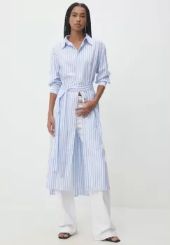 Answear Lab rochie din bumbac midi, drept imagine