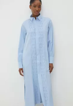 Answear Lab rochie din bumbac midi, oversize imagine