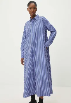 Answear Lab rochie din bumbac midi, oversize imagine