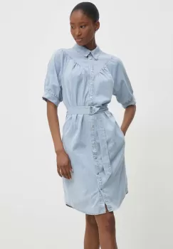 Answear Lab rochie din bumbac mini, drept imagine