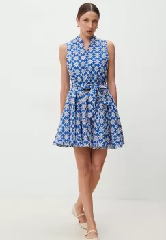 Answear Lab rochie din bumbac mini, evazati imagine