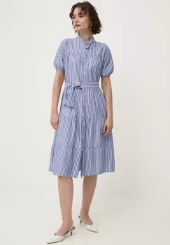 Answear Lab rochie din bumbac mini, evazati imagine