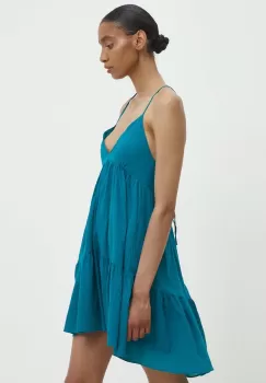 Answear Lab rochie din bumbac mini, evazati imagine