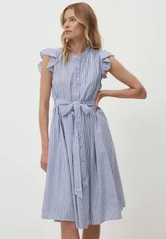 Answear Lab rochie din bumbac mini, evazati imagine