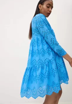 Answear Lab rochie din bumbac mini, evazati imagine