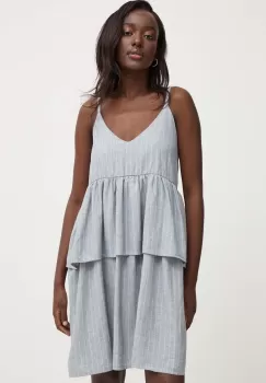 Answear Lab rochie din in mini, evazati imagine