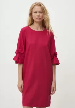 Answear Lab rochie din lana culoarea roz, mini, drept imagine