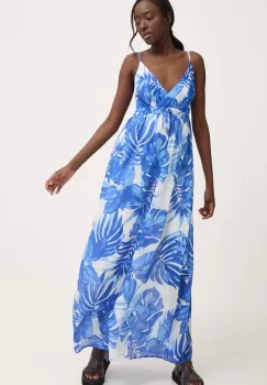 Answear Lab rochie din matase maxi, evazati imagine