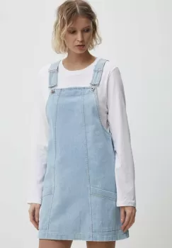 Answear Lab rochie jeans mini, evazati imagine