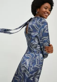 Answear Lab rochie midi, oversize imagine