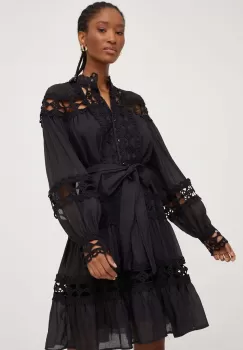 Answear Lab rochie X limited collection NO SHAME culoarea negru, mini, evazati imagine