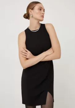 Answear Lab rochie X limited collection NO SHAME culoarea negru, mini, mulata imagine