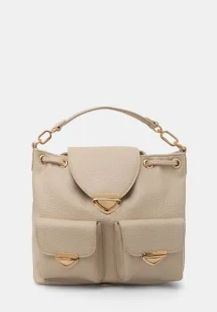 Answear Lab rucsac femei, culoarea bej, mic, neted imagine