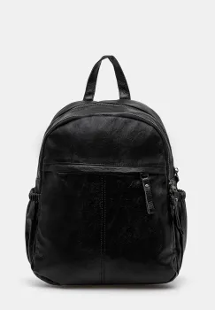 Answear Lab rucsac femei, culoarea negru, mic, neted imagine