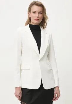 Answear Lab sacou culoarea alb, un singur rand de nasturi, neted imagine