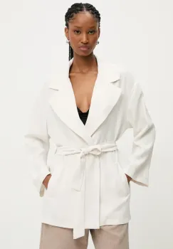 Answear Lab sacou culoarea bej, oversize, neted imagine