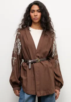 Answear.LAB sacou pentru femei, cu vascoza imagine