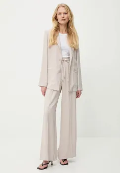 Answear Lab sacou si pantaloni culoarea bej imagine