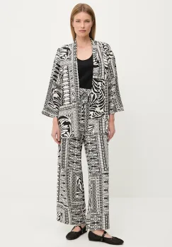 Answear Lab sacou si pantaloni culoarea negru imagine