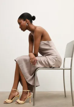 Answear.LAB sandale cu toc cui din piele imagine