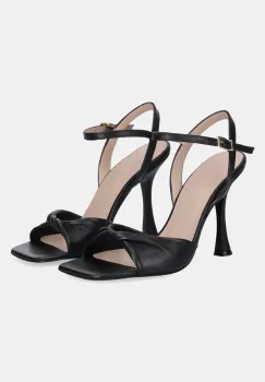 Answear Lab sandale de piele culoarea negru imagine