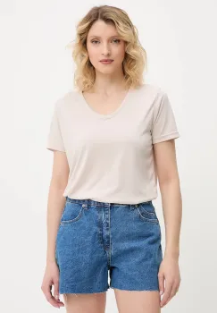 Answear Lab tricou culoarea bej imagine