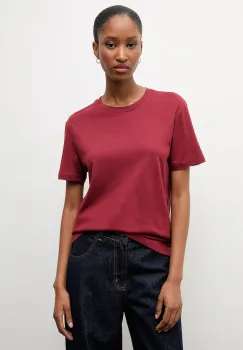 Answear.LAB tricou culoarea bordo imagine