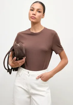 Answear.LAB tricou culoarea maro imagine