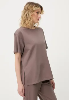 Answear Lab tricou culoarea maro imagine