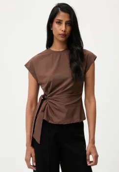 Answear.LAB tricou culoarea maro imagine