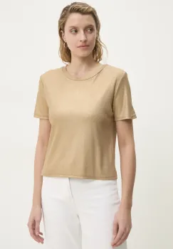 Answear Lab tricou femei, culoarea auriu imagine